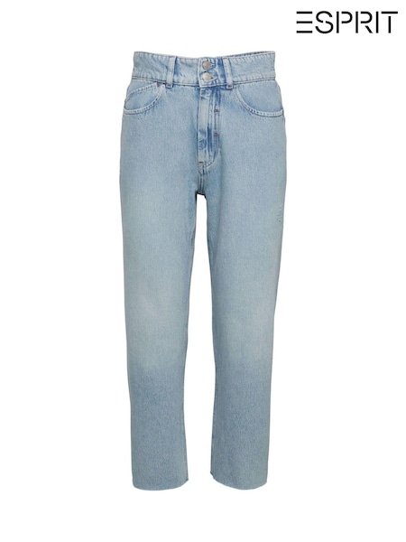 Esprit Blue Light Wash Cropped Dad-Fit Jeans (C26787) | €26