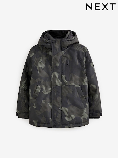 Khaki Green Camo Waterproof Warm Wadded Coat (3-16yrs) (C27651) | €34 - €48