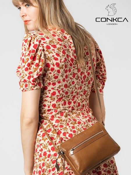 Conkca Drew Leather Cross-Body Bag (C27833) | €78