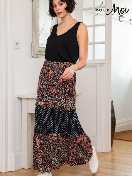 Negru - Pour Moi Tahlia Tired Fuste (C27886) | 335 LEI