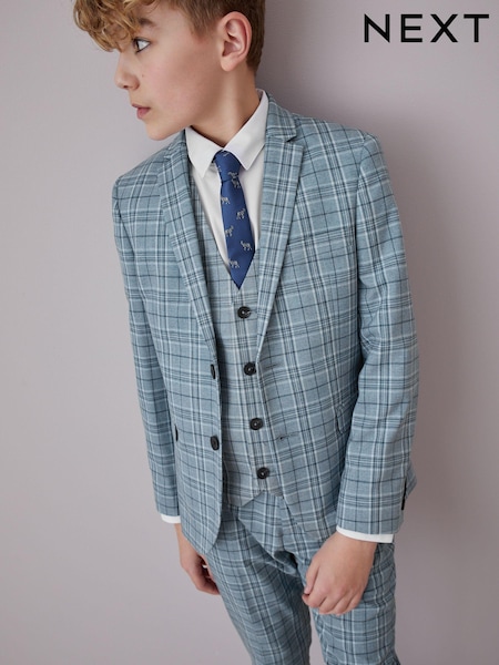 Blue Check Jacket Skinny Fit Suit (12mths-16yrs) (C27917) | €22 - €28