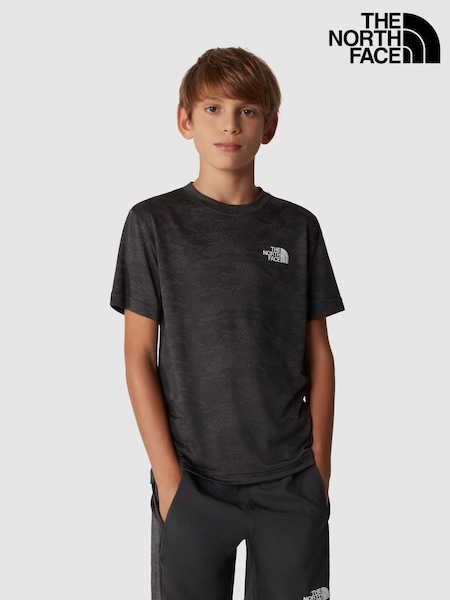 Серый - The North Face Boys Mountain Athletics Short Sleeves T-Shirt (C27923) | €22