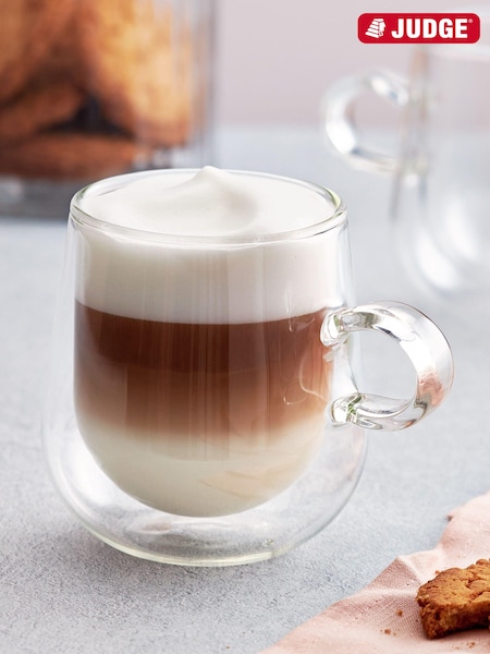 Judge Clear Duo Double Walled 325ml Latte Glass Set (C28100) | €27