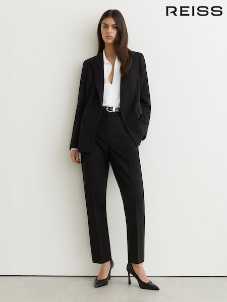 Black - Reiss Gabi Suit Jacket