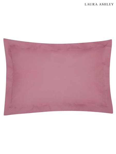 Laura Ashley Set of 2 Mulberry Red 400 Thread Count 100% Cotton Pillowcase (C28359) | €33