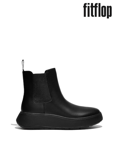 Fitflop Leather F-Mode Flatform Chelsea Boots (C28433) | €185