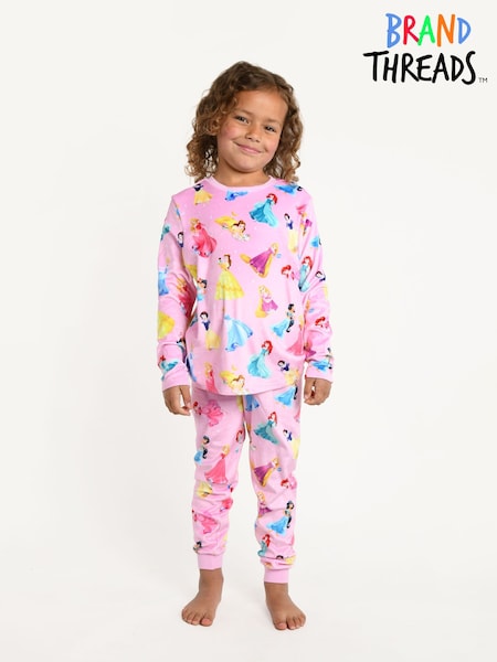Brand Threads Disney Princess Girls Pyjama Set (C28666) | ‏85‏₪