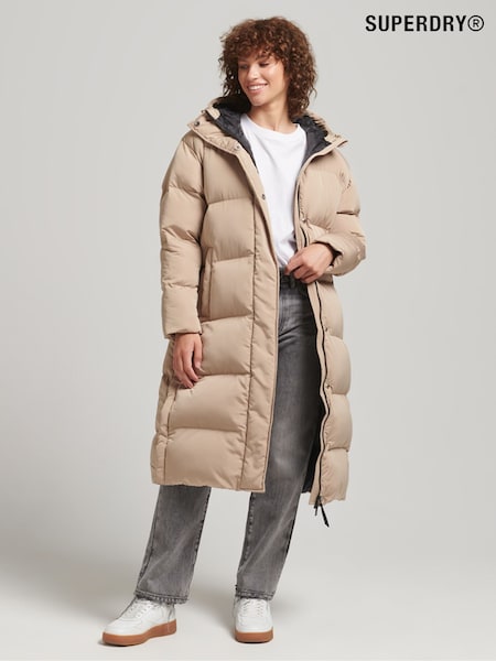 Superdry Natural Studios Longline Duvet Padded Coat (C29360) | €79
