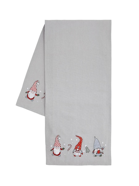 Catherine Lansfield Christmas Gnomes Wipeable 100% Cotton Table Runner (C30275) | 20 €