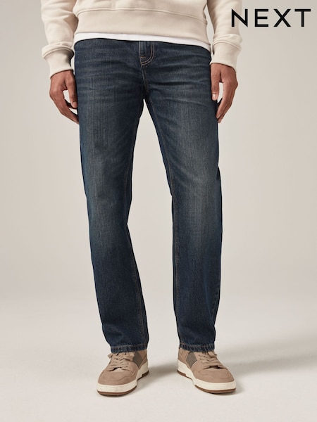 Blue Tint Straight Fit 100% Cotton Authentic Jeans (C31487) | $31 - $32