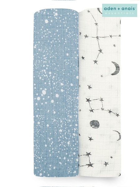 aden + anais Essentials Silky Soft Muslin Cosmic Blankets 2 Pack (C31691) | 34 €