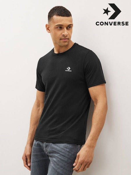 Converse Black 100% Cotton Classic T-Shirt (C31848) | €30