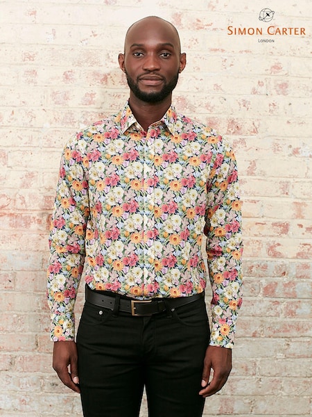 Simon Carter Yellow Melody Bloom Shirt (C32308) | €36