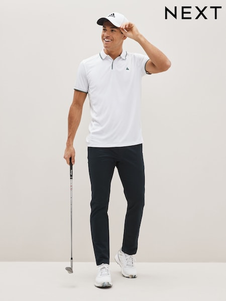 Темно-синий - Shower Resistant Golf Stretch Chino Trousers (C32774) | €6