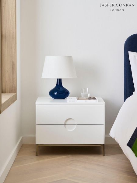 Jasper Conran London White Bray Bedside Table (C33290) | €328