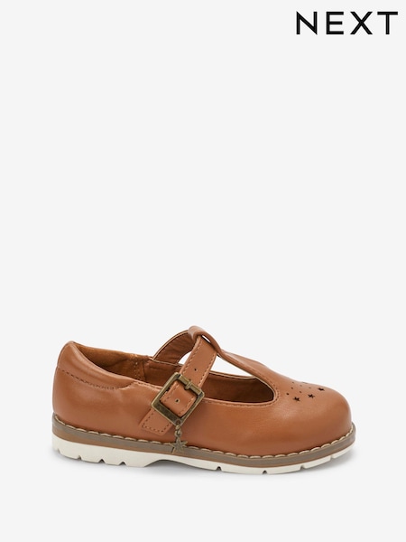Rjava - Star Charm T-Bar Shoes (C33341) | € 16 - € 18