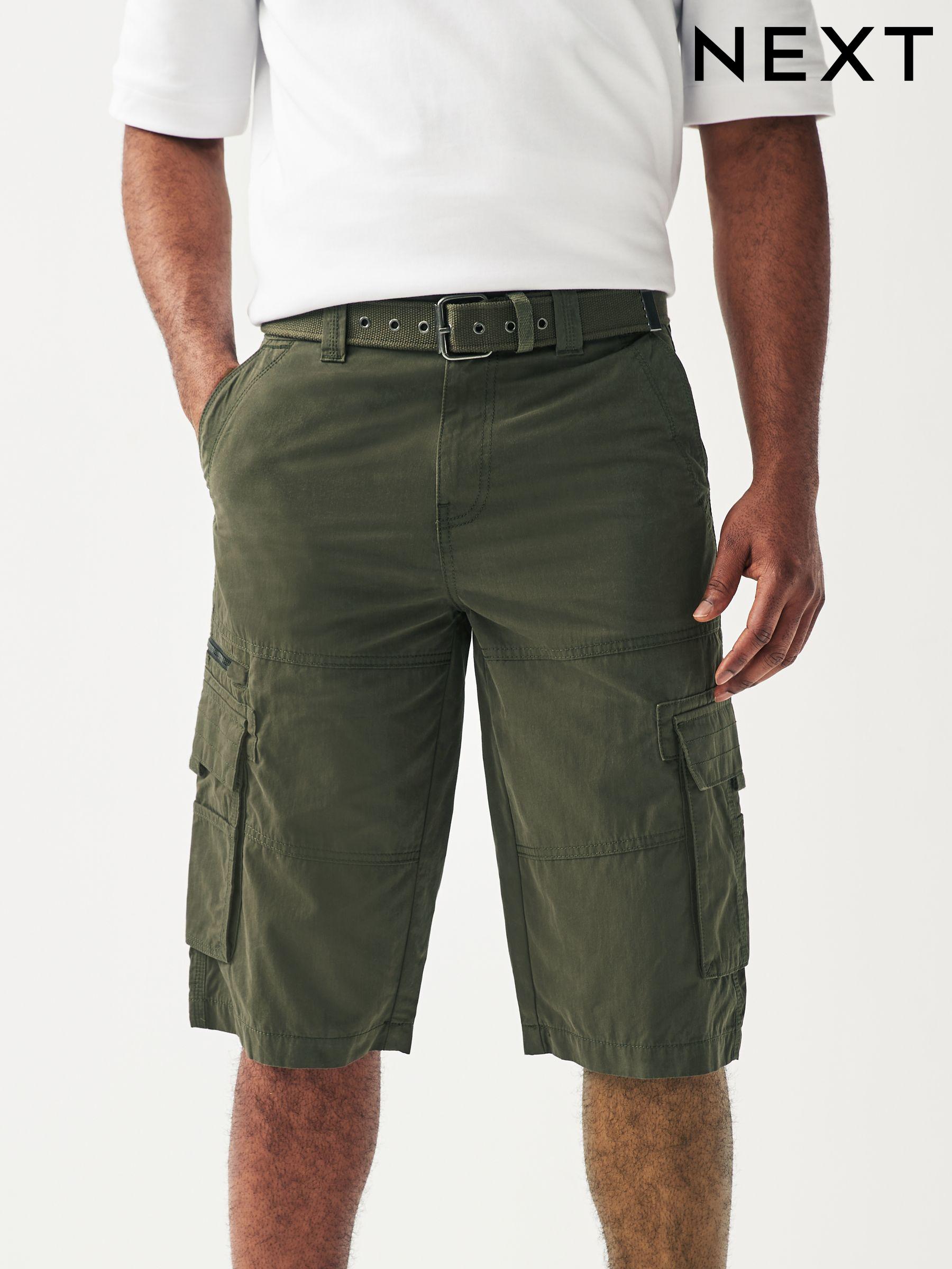 Mens Cargo Shorts Mens Belted Cargo Shorts Next France