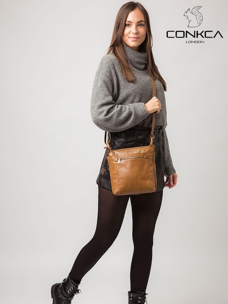 Conkca Rego Leather Cross Body Bag (C34593) | R$ 545