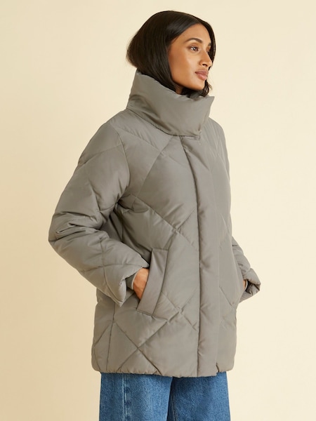 Albaray Green Diamond Quilt Jacket (C35243) | 137 €