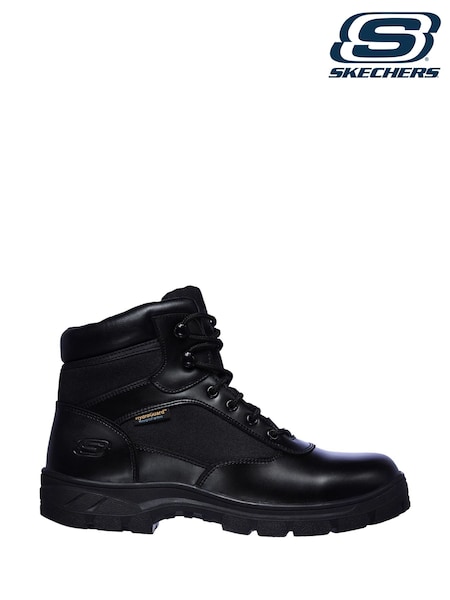 Skechers Mens Wascana Benen Waterproof Tactical Slip Resistant Boots (C35539) | ‏372‏₪