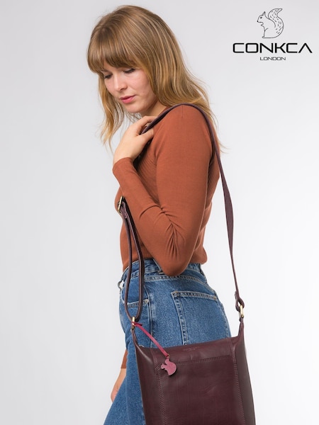 Conkca Yasmin Leather Cross-Body Bag (C35643) | €75