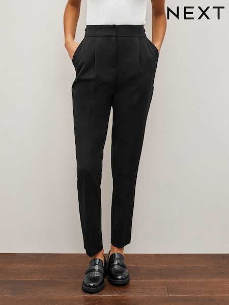 שחור - Tailored Hourglass Slim Trousers (C35780) | ‏113‏₪