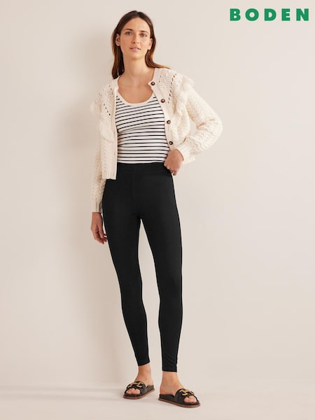 Черный - Boden High Rise Jersey Leggings (C36347) | €39