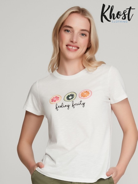 Khost Cream Clothing Feeling Fruity T-Shirt (C37620) | €12