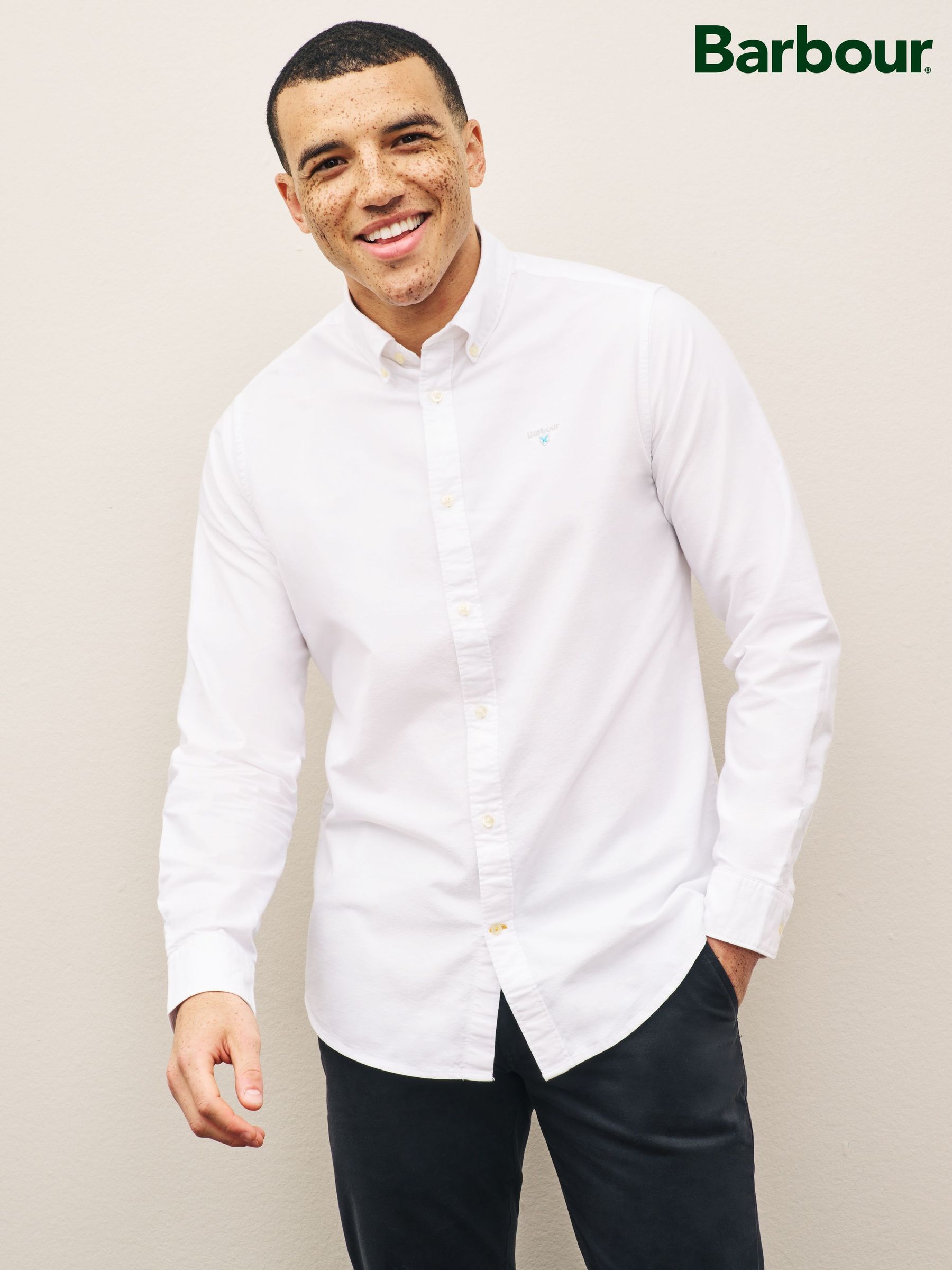 Barbour White Oxford Shirts Next Qatar