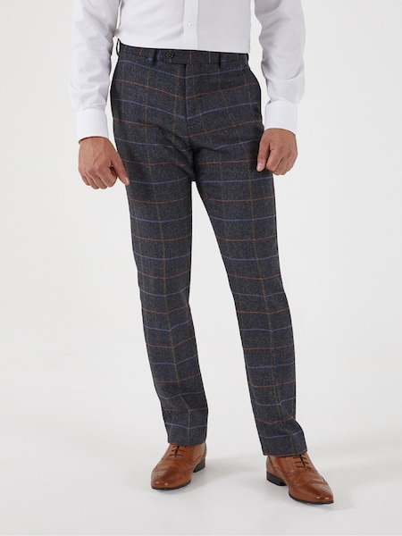 Skopes Grey Doyle Tweed Tailored Wool Blend Suit: Trousers (C38329) | €42
