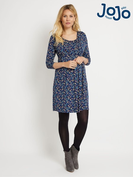 Laivasto - JoJo Maman Bébé Floral Maternity & Nursing Tunic Dress (C39993) | €69
