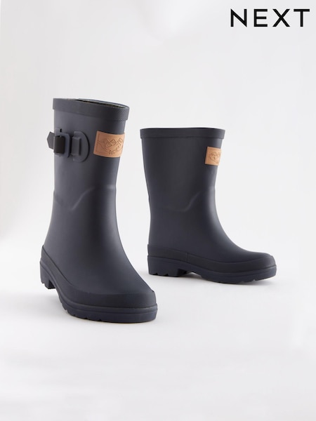 Marineblau - Check Lined Buckle Wellies (C40747) | 4 € - 5 €