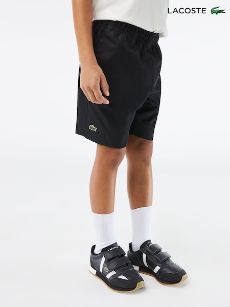 Negru - Pantaloni scurți de performanță ușoare Lacoste (C40895) | 107 LEI - 143 LEI