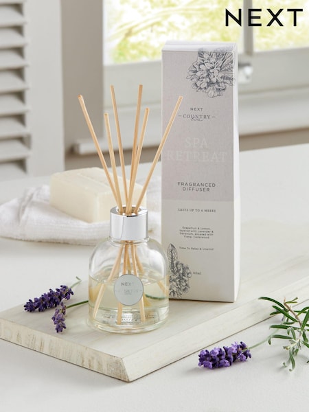 Country Luxe Spa Retreat Lavender and Geranium 60ml Fragranced Reed Diffuser (C40926) | €12