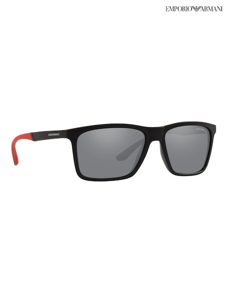 Emporio Armani Black Rectangular Frame Sunglasses (C41298) | 107 €