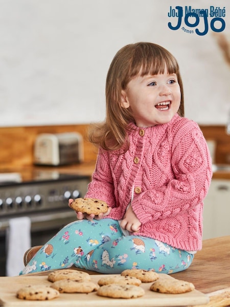 JoJo Maman Bébé Cosy Cable Cardigan (C41398) | €39