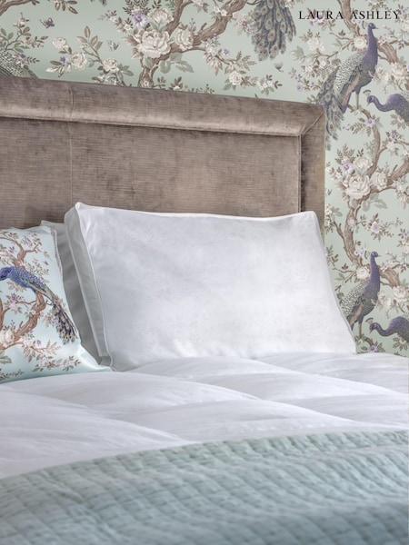 Laura Ashley White 100% Cotton Luxury Pillow Back Sleeper (C41411) | €61