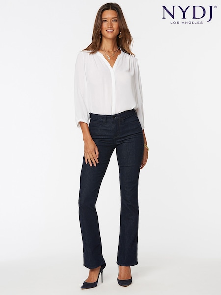 Темно-синій - NYDJ Barbara Bootcut Jeans (C41428) | 8 411 грн