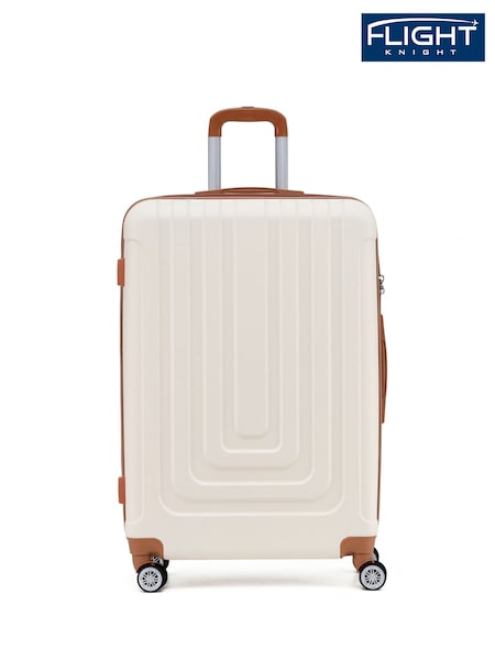 Flight Knight Large Hardcase Lightweight Check-In Suitcase With 4 Wheels (C41704) | €105