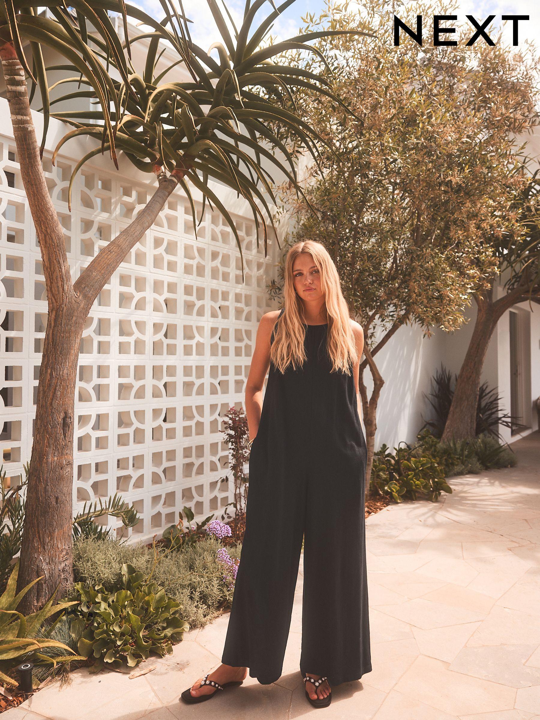 Black casual jumpsuit new arrivals
