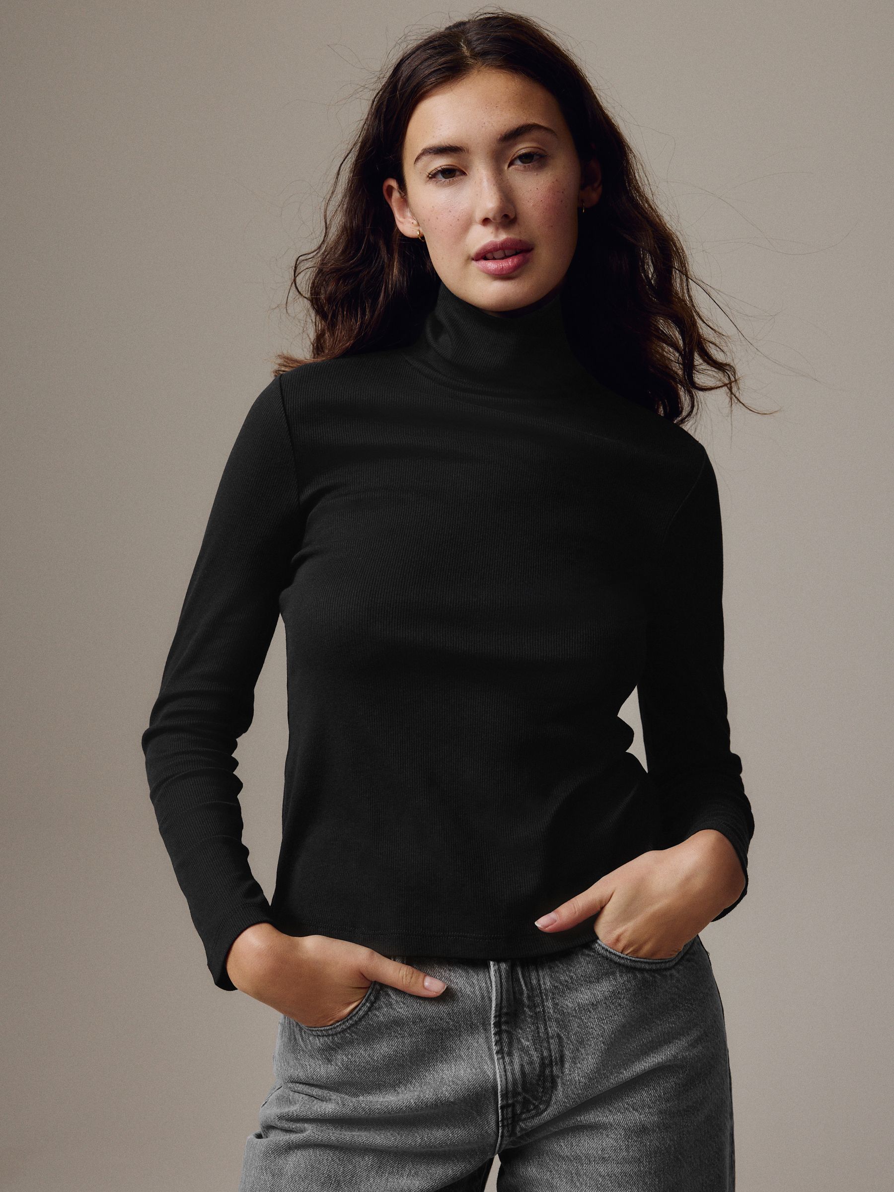 Roll neck tee shirts best sale