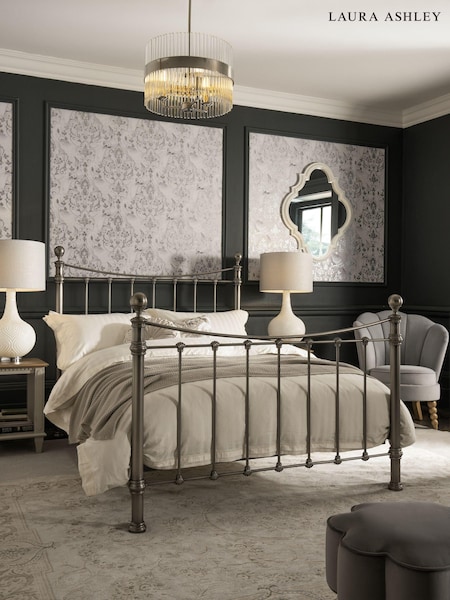 Laura Ashley Pewter Grey Hayworth Bed (C42449) | €631 - €726