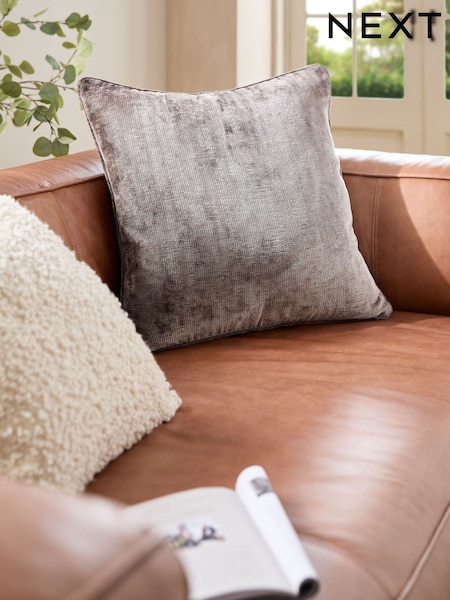 Mink Brown 59 x 59cm Camilla Chenille Cushion (C42620) | €15