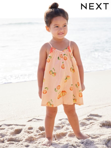Oranžno sadje - 100% Cotton Printed Playsuit (3mths-8yrs) (C42706) | € 8 - € 10