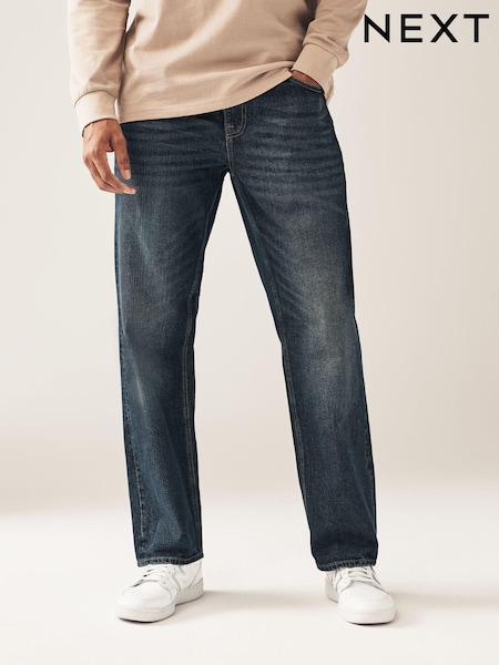 Blue Tint Relaxed Fit 100% Cotton Authentic Jeans (C43227) | R$ 190