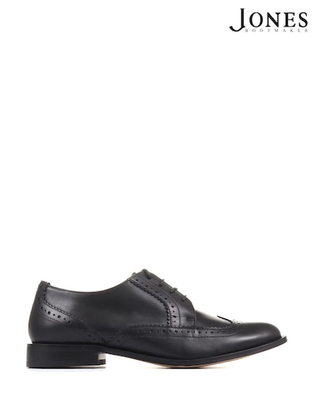 Jones Bootmaker Lidia Black Leather Brogues (C44982) | €50