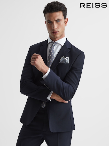 Reiss Pray Slim Fit Single Breasted Wool Blazer (C45646) | €438