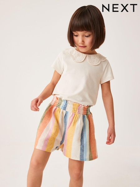 Črtast z barvami mavrice - Shorts (3-16yrs) (C45921) | € 10 - € 14