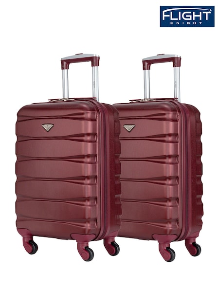 Flight Knight EasyJet Overhead 55x35x20cm Hard Shell Cabin Carry On Case Suitcase Set Of 2 (C46183) | €114
