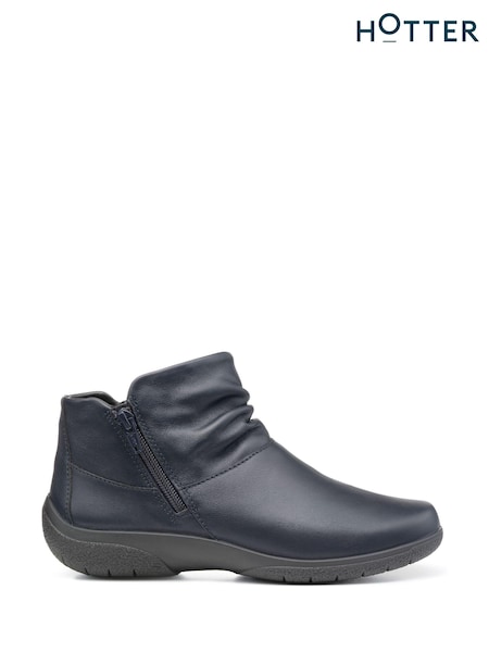 Blau - Hotter Murmur Stiefel mit Reißverschluss (C46508) | 146 €